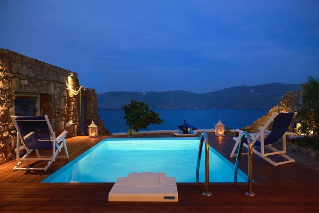 Allaya,Panormos Villa Private Pool Luaran gambar